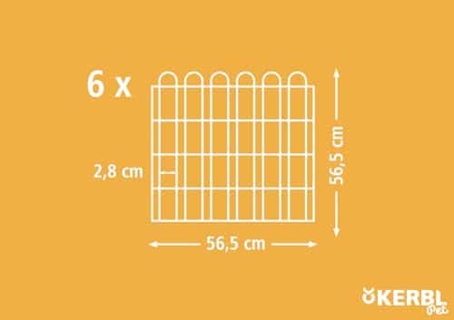 Koeravoodi suurus 1 Stück (1er Pack), värv Metall (Kerbl Pet)