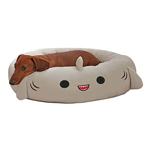 Koeravoodi – pehme suurus P 61 × L 61 × K 61 cm, värv hall (Squishmallows)