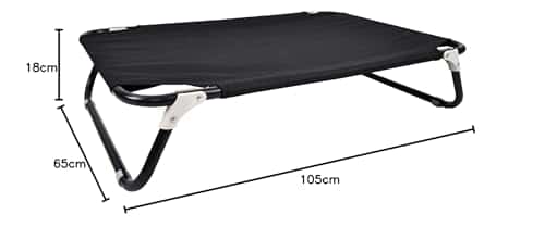 Koeravoodi suurus P 105 × L 65 × K 3 cm, värv must (Italian Bed Linen)