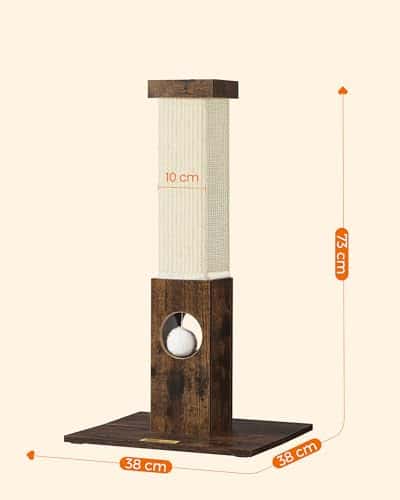 Kassi kraapimispuu värv vintage pruun (Feandrea)