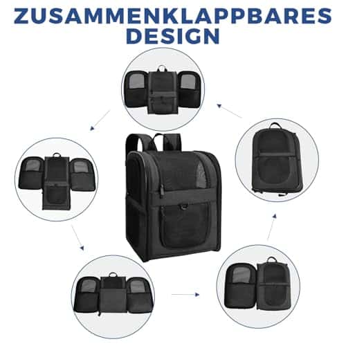 Lemmiklooma transpordikott – hingav (apollo walker)