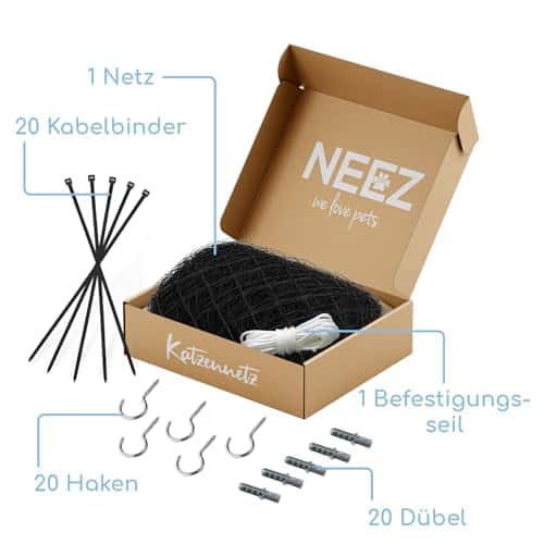 Kassi kaitsevõrk (rõdule/aknasse) värv 2 3x10 m (NEEZ)