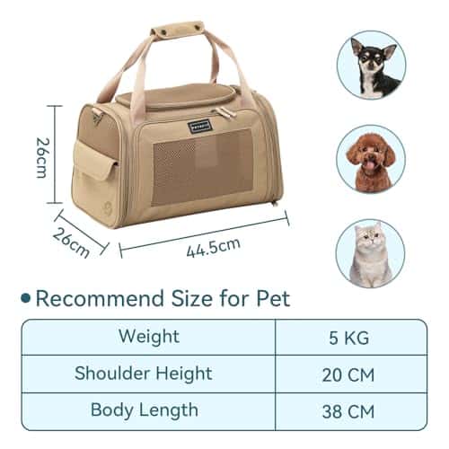 Lemmiklooma transpordikott – kokkupandav, pehme (Petsfit)