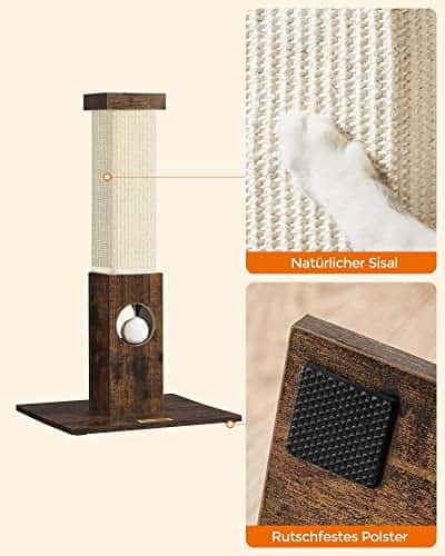 Kassi kraapimispuu värv vintage pruun (Feandrea)