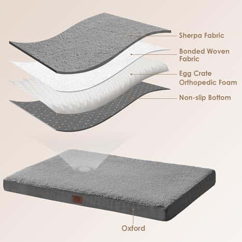 Koeravoodi – ortopeediline, kohev, pestav (EHEYCIGA)