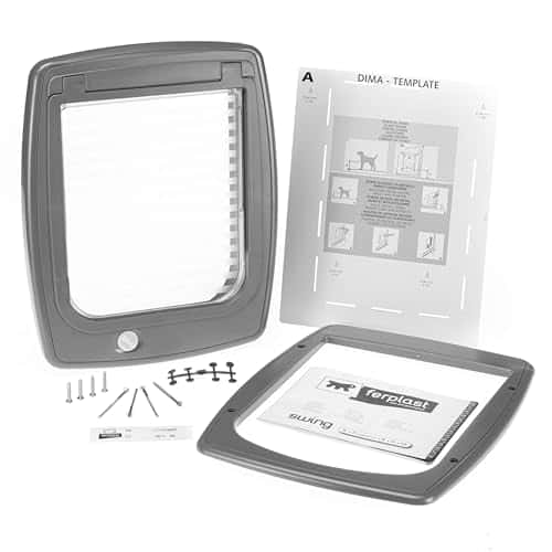 Kassiluuk suurus L (31 × 9,6 × h. 38,4 cm.), värv valge (Ferplast)