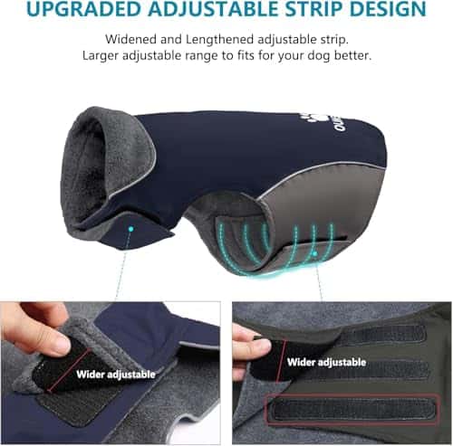 Koera mantel – veekindel, helkiv, soe (IREENUO)