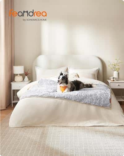 Koeravoodi – veekindel suurus XL (152 × 127 cm), värv Ombré hall (Feandrea)