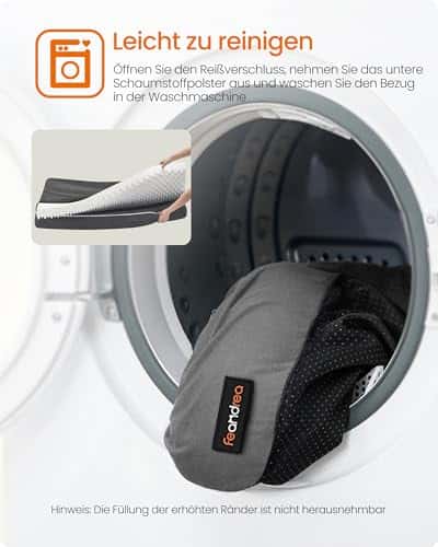 Koeravoodi – libisemiskindel, eemaldatav, ortopeediline suurus P 106 × L 71 × K 18 cm, värv helehall (Feandrea)