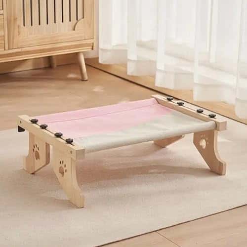 Kassivoodi suurus 55 cm × 40 cm × 20 cm, värv hall roosa (EL ÁTICO PETS)