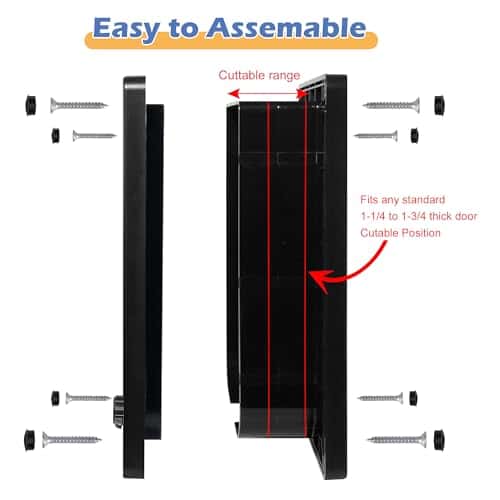 Kassiluuk suurus XL, värv must (Wordcam)