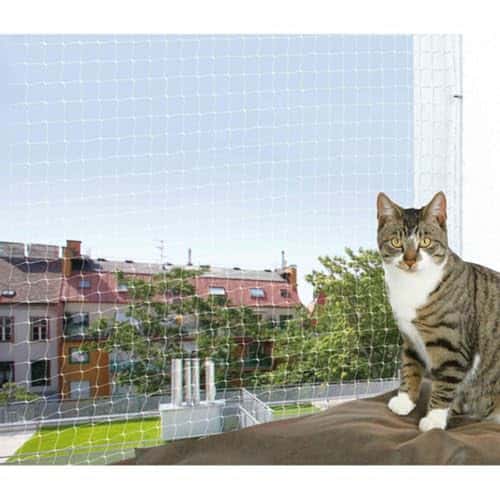 Kassi kaitsevõrk (rõdule/aknasse) – läbipaistev (TRIXIE)