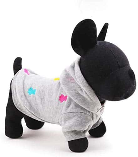 Koera kampsun – kohev suurus S, värv hall (LeerKing)