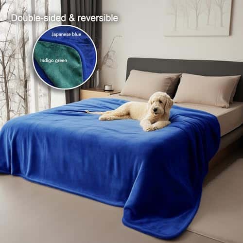 Lemmiklooma tekk/kate – veekindel suurus Königin, värv kuninglik sinine tumeroheline (Bedding Aid)