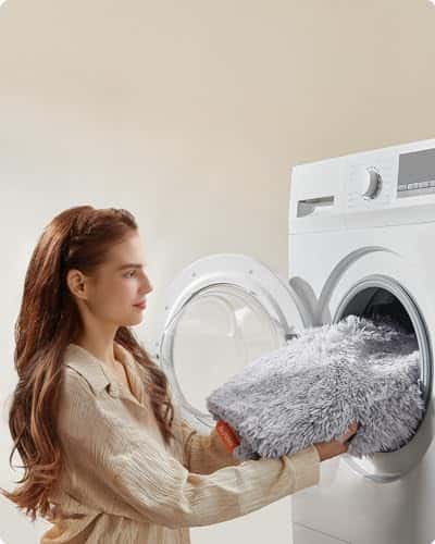 Koeravoodi – veekindel suurus XL (152 × 127 cm), värv Ombré hall (Feandrea)