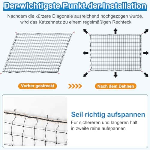 Kassi kaitsevõrk (rõdule/aknasse) – tugevdatud (Aystkniet)