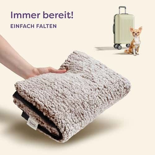 Kassivoodi – libisemiskindel, isesoojenev, mõnus suurus 60x45cm, värv pruun (Knupis)