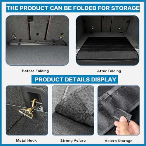 Pagasiruumi kaitsekate (koerale) – kriimustuskindel suurus 80x64cm, värv blacks (LeapBeast)