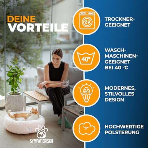 Kassivoodi – kohev, pestav suurus mittel, värv roosa (SympaTierisch)