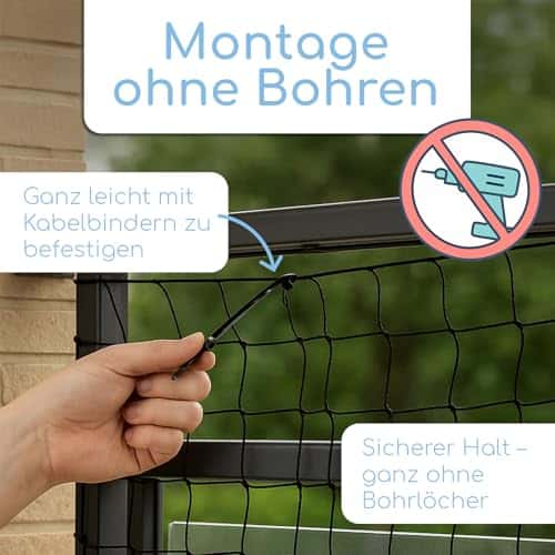 Kassi kaitsevõrk (rõdule/aknasse) värv 2 3x10 m (NEEZ)