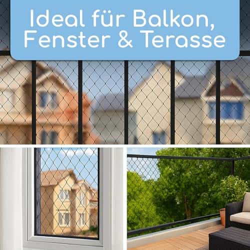 Kassi kaitsevõrk (rõdule/aknasse) värv 2 3x10 m (NEEZ)