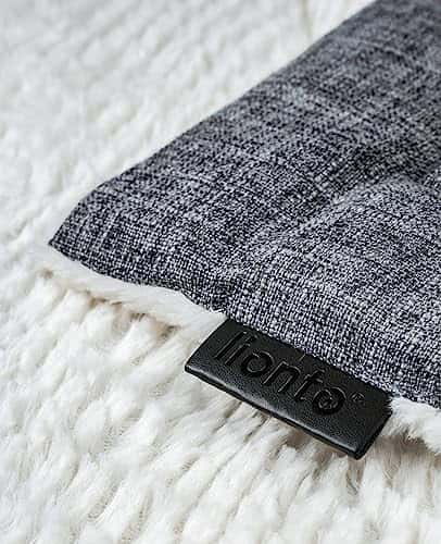 Koeravoodi – voodriga, kohev, pestav suurus P 60 × L 45 × K 4 cm, värv hall (lionto)