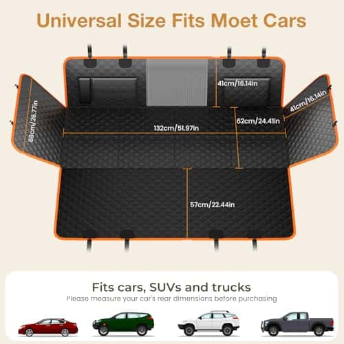 Lemmiklooma tekk/kate suurus Für Pkw/ mittelgroße SUV/ kleine Lkw, värv sc must (pecute)