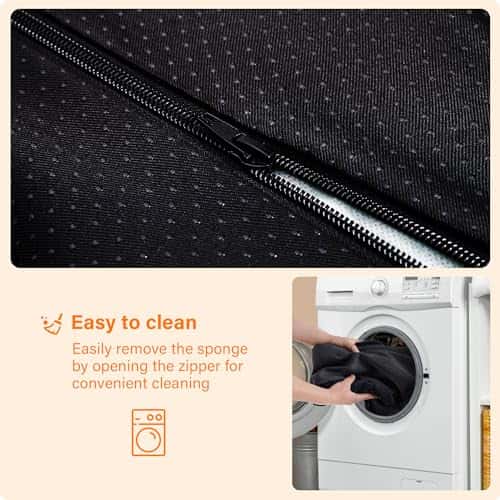 Koeravoodi – ortopeediline, mõnus, pestav suurus P 80 × L 80 × K 20 cm, värv tumehall (HMTOPE)