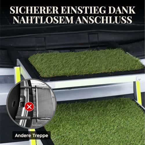 Lemmiklooma trepid – libisemisvastane, kokkupandav suurus 43_x_103_cm, värv roheline (PRIORPET)