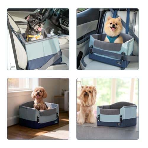 Koera autoistmekate – kokkupandav, pestav suurus S, värv sinine (A 4 Pet)