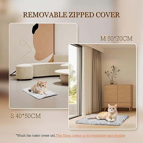 Kassivoodi – isesoojenev, pestav suurus P 50 × L 40 × K 3 cm, värv Grau&amp;Schwarz (Nobleza)