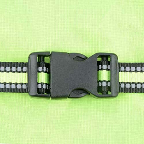 Koera vihmamantel – veekindel, helkiv, tuulekindel suurus 4XL (1er Pack), värv roheline (Zunea)