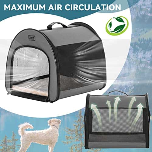 Lemmiklooma toode – hingav, kokkupandav suurus M, värv hall (Petsfit)