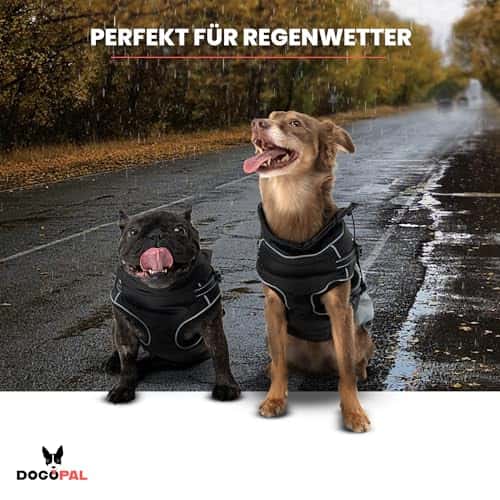 Koera vihmamantel – veekindel, helkiv, tuulekindel suurus #4, värv hall (DOGOPAL)