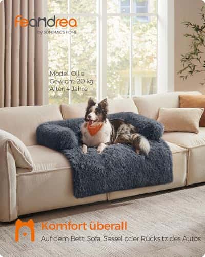 Koeravoodi suurus P 110 × L 95 × K 18 cm, värv tumehall (Feandrea)