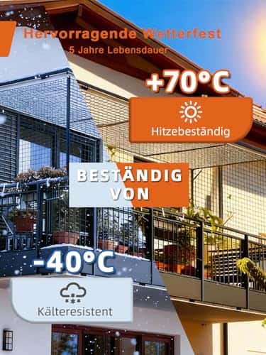 Kassi kaitsevõrk (rõdule/aknasse) – tugevdatud suurus 6x3m (NieKilig)