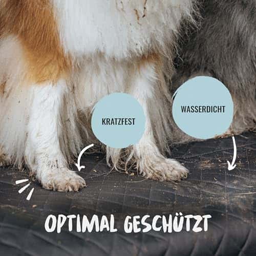 Pagasiruumi kaitsekate (koerale) – vett hülgav, kriimustuskindel suurus universaalne, värv must tepitud (Rudelkönig)