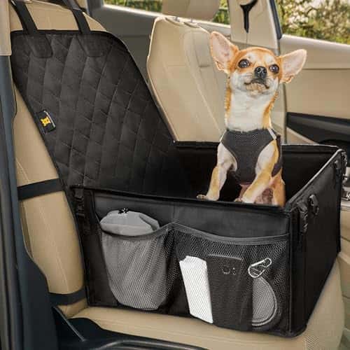 Koera autoistmekate – veekindel, eriti tugev, tugev suurus Standardgröße, värv must (HELDENWERK)