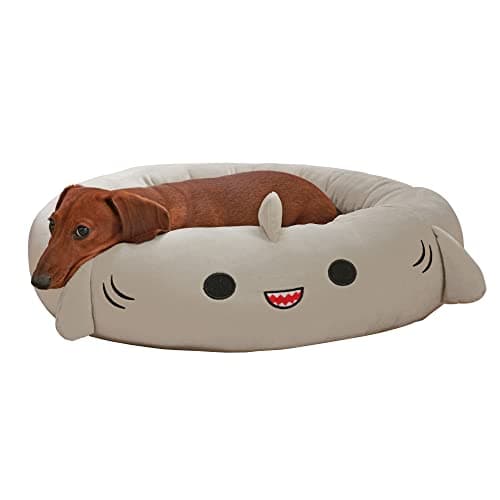 Koeravoodi – pehme suurus P 61 × L 61 × K 61 cm, värv hall (Squishmallows)