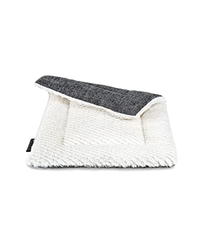 Koeravoodi – voodriga, kohev, pestav suurus P 60 × L 45 × K 4 cm, värv hall (lionto)