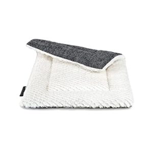 Koeravoodi – voodriga, kohev, pestav suurus P 60 × L 45 × K 4 cm, värv hall (lionto)