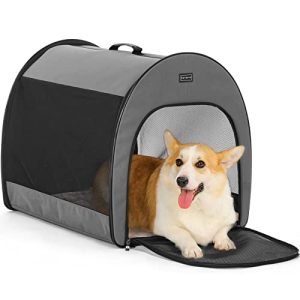 Lemmiklooma toode – hingav, kokkupandav suurus M, värv hall (Petsfit)