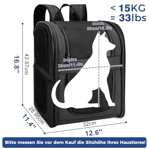 Lemmiklooma transpordikott – hingav P 32 × L 29 × K 42 cm hall (apollo walker) - Image 2