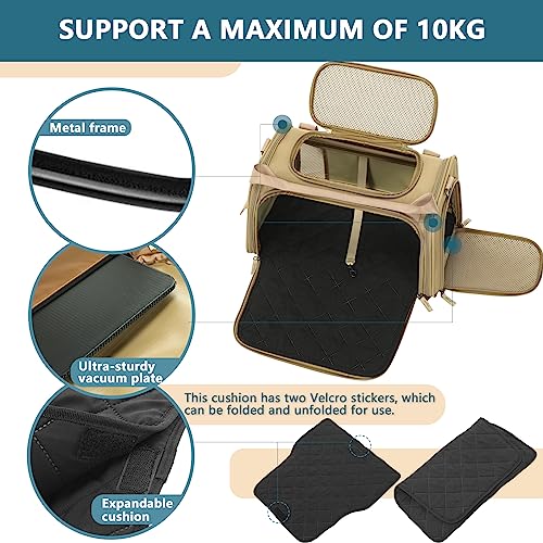 Lemmiklooma transpordikott – kokkupandav, pehme 50L × 33B × 33H cm (Petsfit) - Image 2