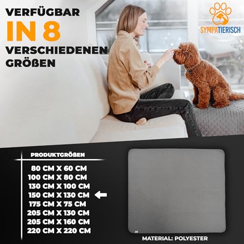 Lemmiklooma tekk/kate – veekindel, libisemiskindel, pestav 130 × 100 cm (SympaTierisch) - Image 7