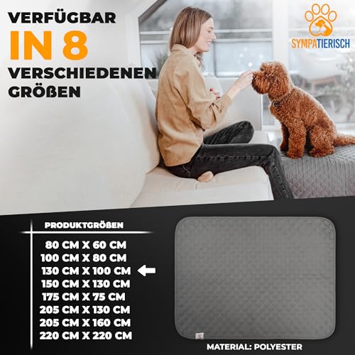 Lemmiklooma tekk/kate – veekindel, libisemiskindel, pestav 130 × 100 cm (SympaTierisch) - Image 8