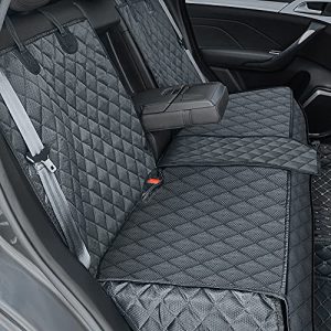 Koera autoistmekate – veekindel suurus Universal Back Seat, värv must ISOFIX (ANOSOSPECIAL)