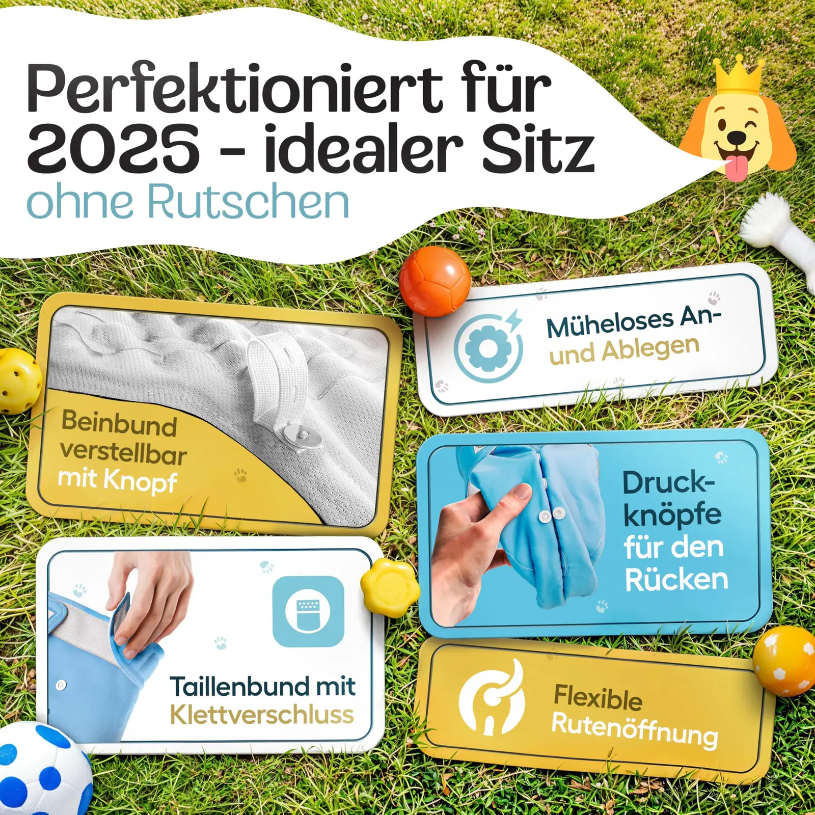 Polüesterne lekkekaitse püksiku välisküljel