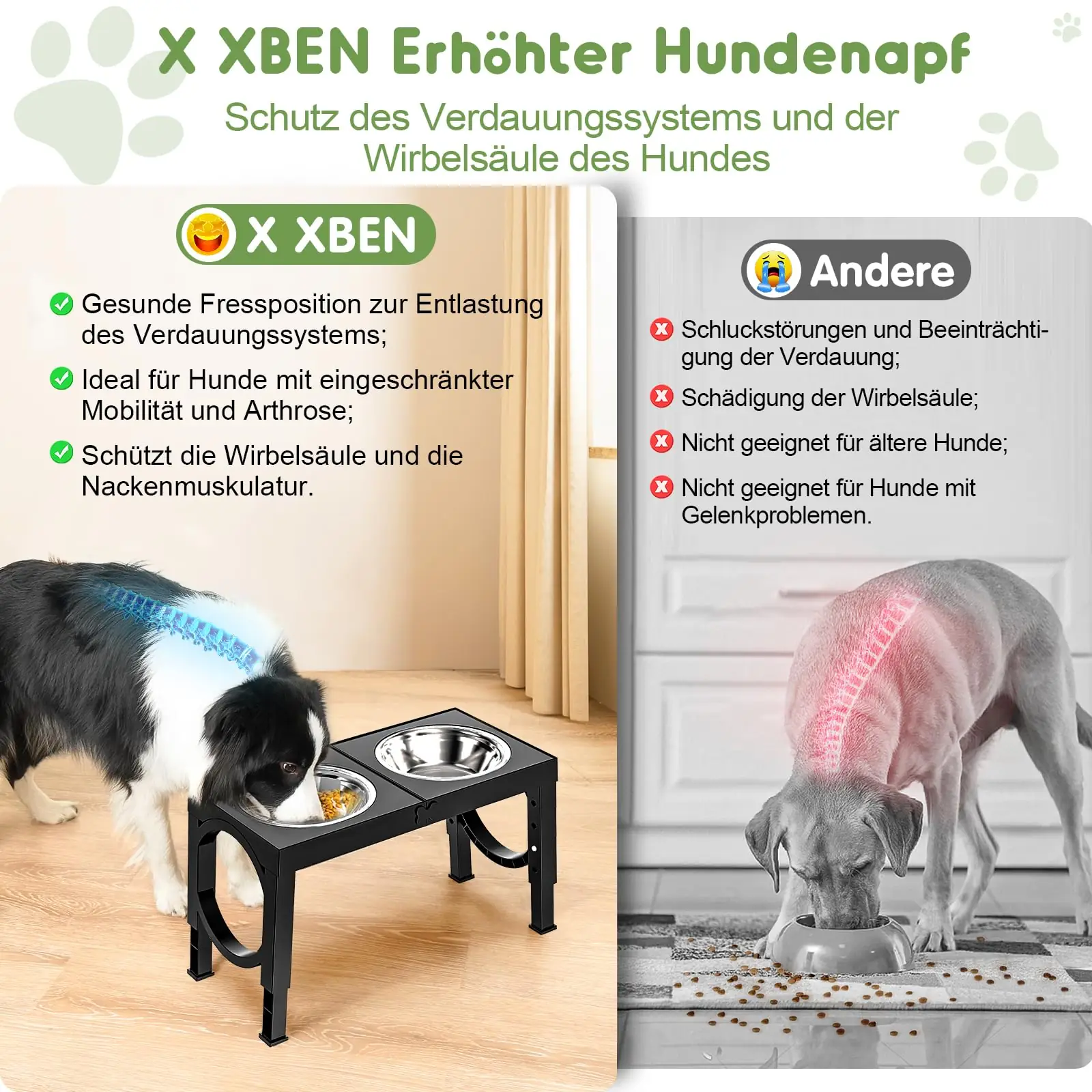 X XBEN Hundenapf-1 kausid detailne lähivaade 7