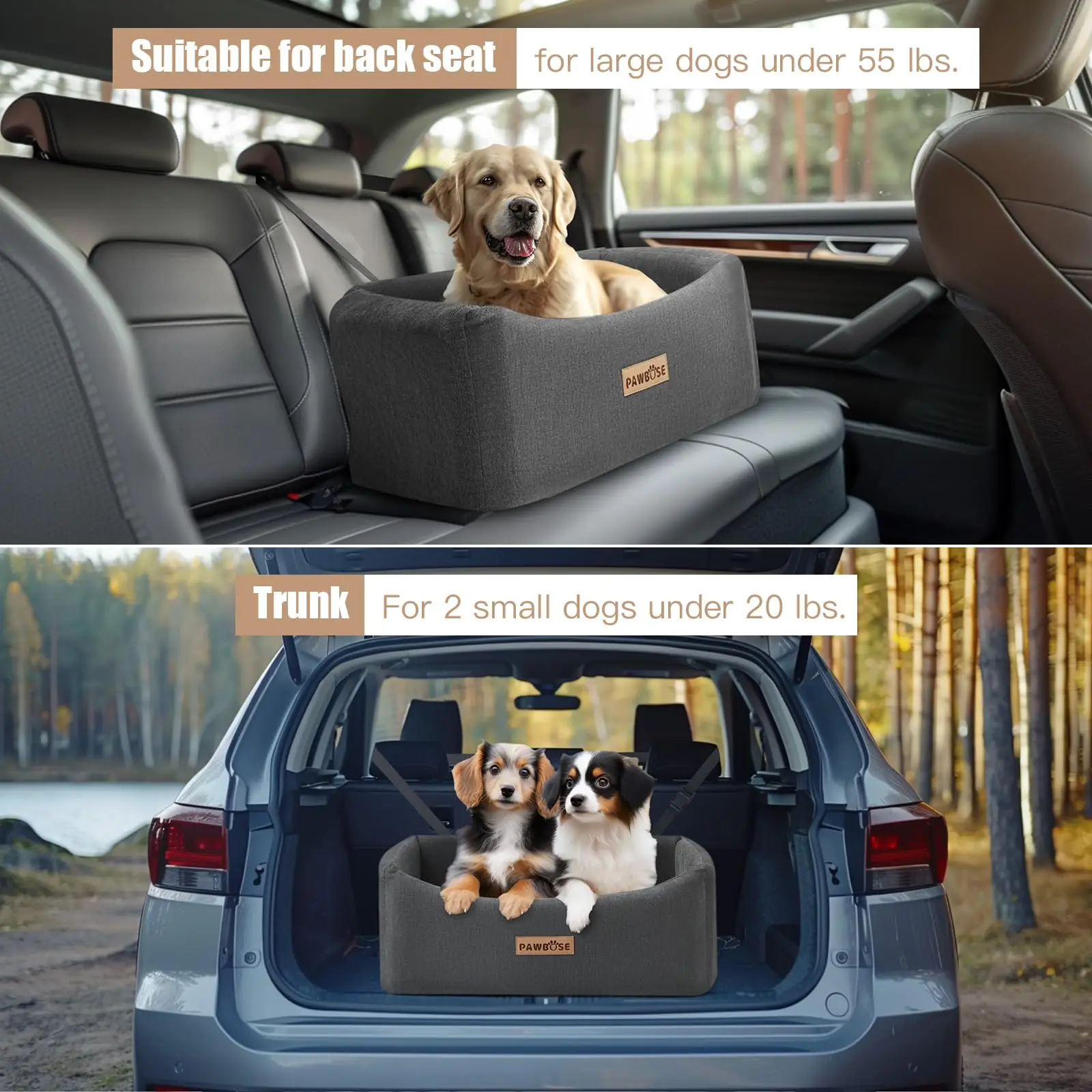 PAWBOSE koeraistmed ja autosidemed toote esivaade 6